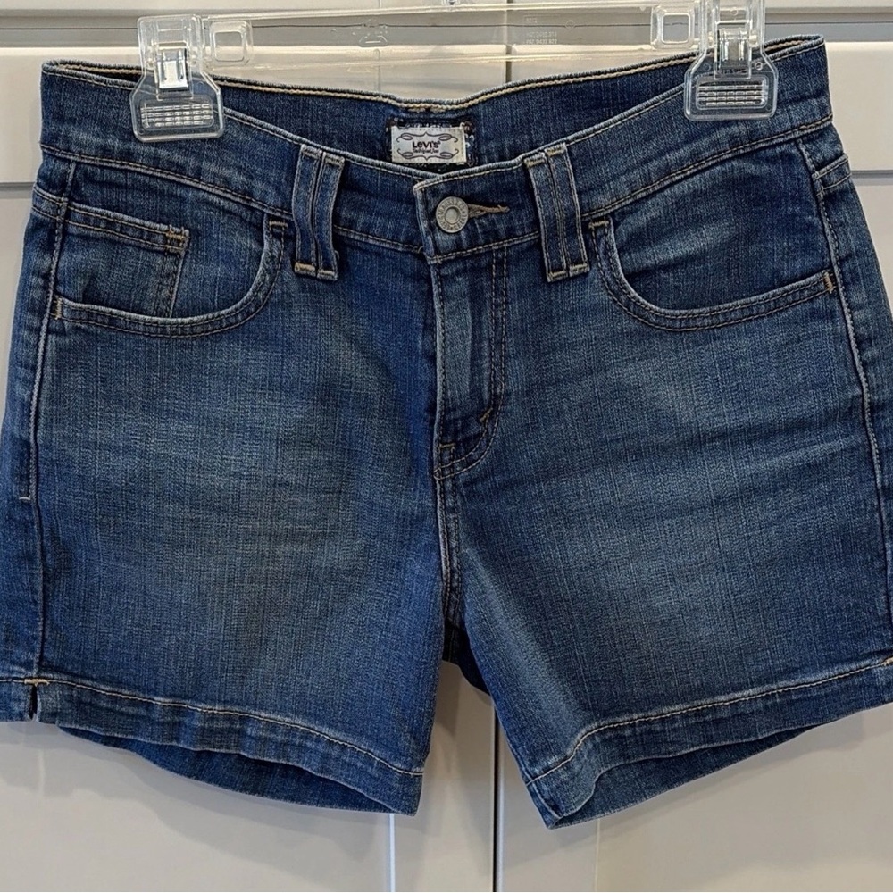 Levi's Dark Blue Denim Jean Shorts